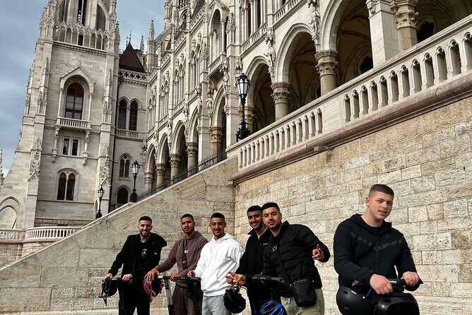 1 Hour Budapest Segway Tour - Parliament Hightails - Shoes on the Danube Bank: the hardest stop, handled carefully