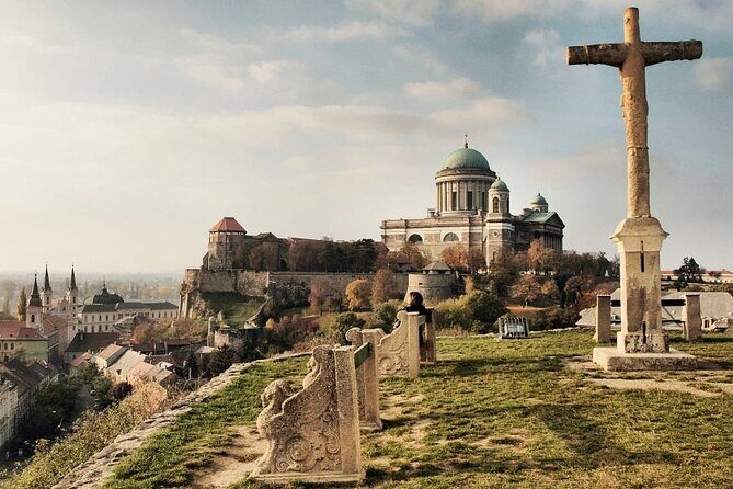 Along the shore of Danube river, private tour - Esztergom Old Town Lite: One Street, Baroque Faces, and a Fountain Pause