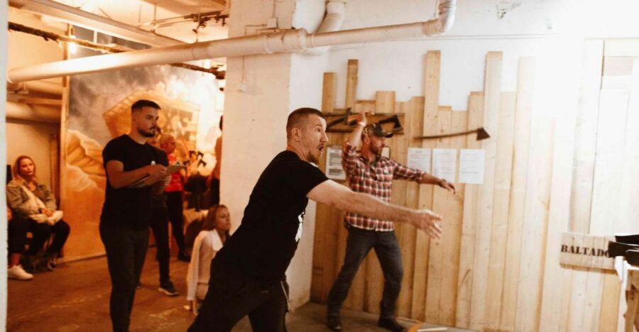 Budapest: Axe Throwing Experience - Axe Throwing in Budapest: the vibe and what you actually do