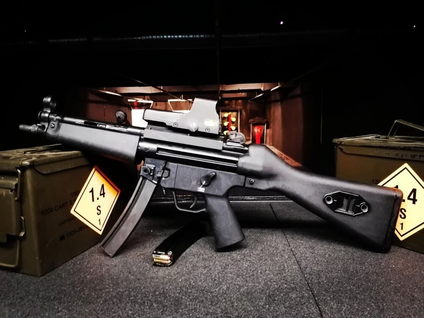 Budapest: Basic gun-shooting package - The firearm lineup: what you actually shoot