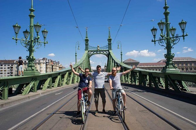Budapest Bike Ride - Meeting at Fővám tér 24 and getting ready for the pace