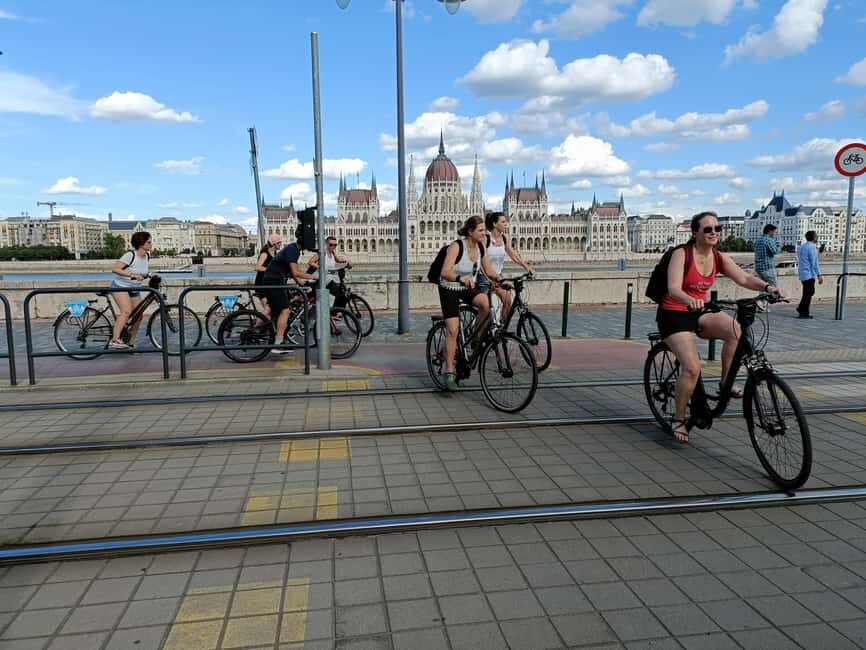 Budapest Bike Tour with a Hungarian Goulash - Parliament, Basilica, and the Chain Bridge: classic Budapest in motion