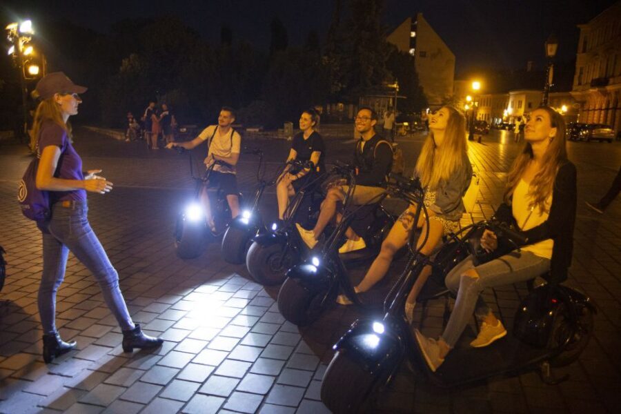 Budapest: Buda Castle E-Scooter Evening Tour - Getting started at E-Magine Rides Budapest (find the scooters fast)