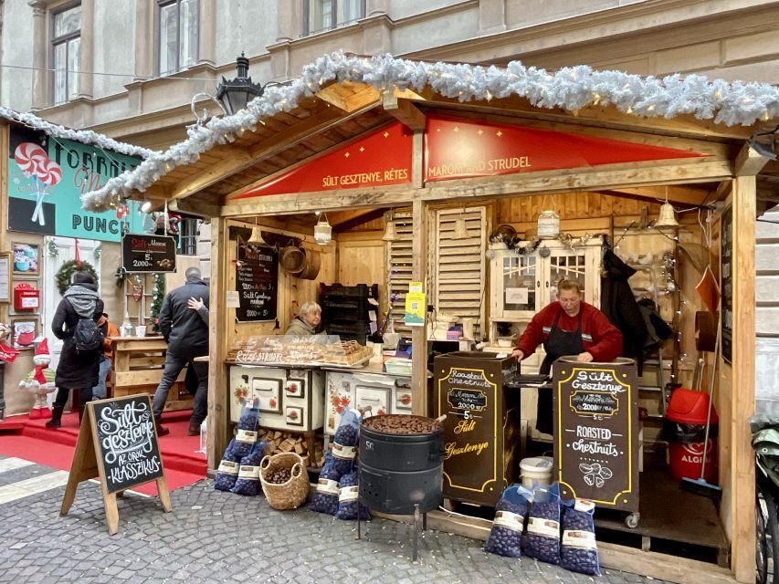 Budapest: Christmas Market Guided Walking Tour with Tastings - Market wandering: handmade gifts and architecture notes