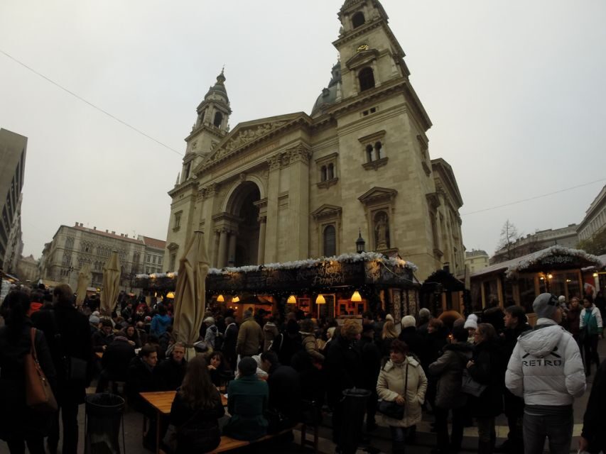 Budapest Christmas Walking Tour w Entry to Basilica - Basilica Market at the End: Shop Big, Then Warm Up