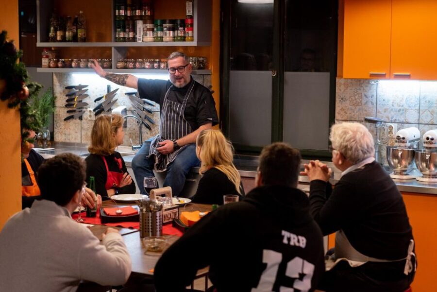 Budapest: Cooking School – Hungarian Menu & Local Market - Lunch Like a Local: Wine, Soft Drinks, Coffee, and Sitting Down Together