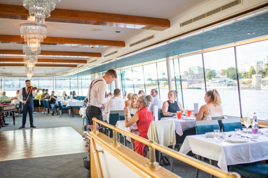 Budapest: Evening Cruise and Dinner with Welcome Drink - Welcome Fizz and Champagne Tasting as the City Lights Up