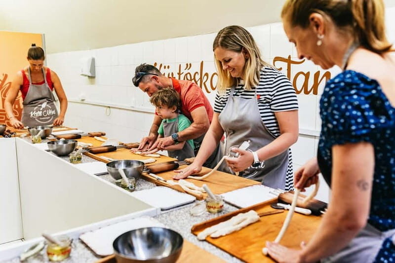 Budapest: Hungarian Chimney Cake Workshop in the City Center - Wrapping the cone the right way: where beginners do surprisingly well