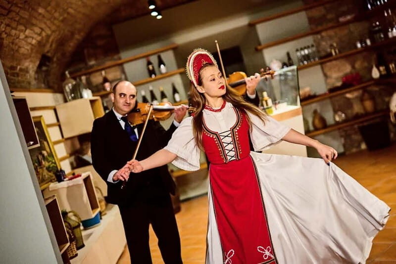 Budapest: Hungarian Folk Dance & Concert with Dinner Option - Dinner options at the Hungarian Gastro Cellar: Menu A vs Menu B