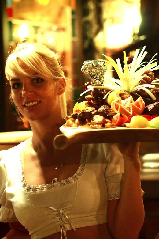 Budapest: Medieval Dinner Show with Drinks - The menus: Lancelot, Butcher’s Sword, and Budapest-style beef