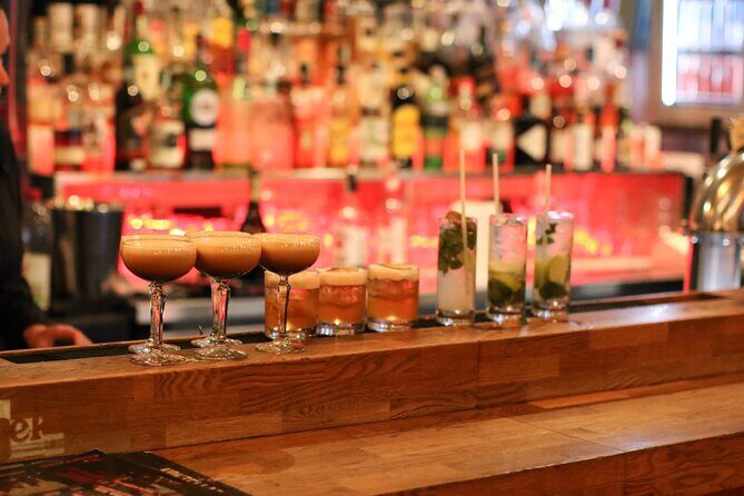 Budapest: Nightlife Bar Crawl Walking Tour - Madách Imre út 13–14: cocktail options with a guided feel