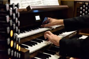 Budapest: Organ Concert in St. Stephen's Basilica - The performers: Kolos Kováts, Miklos Teleki, and Eleonóra Krusic