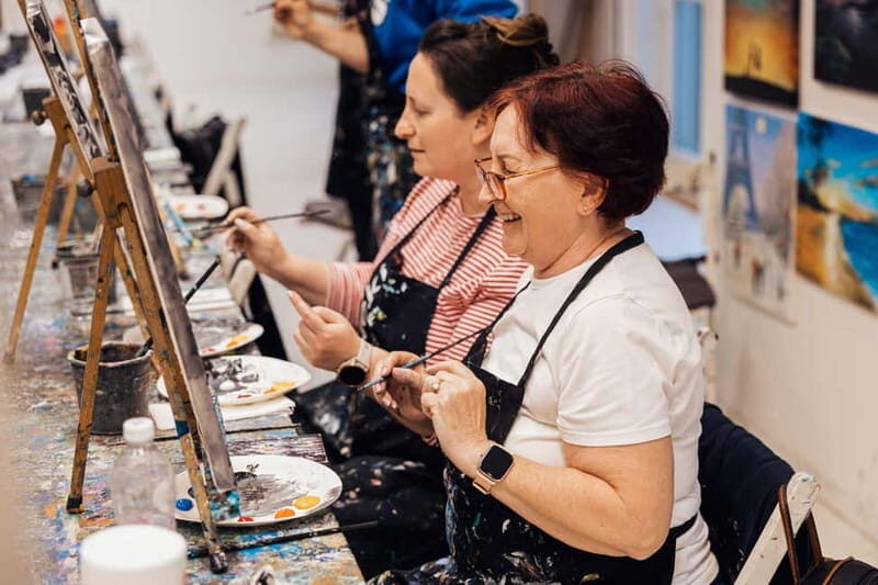 Budapest: Paint and sip experience - Price and value: why $50 for 2.5 hours can make sense