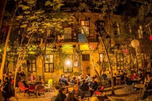 Budapest Party District Bar-Hop with 2hrs Unlimited Drinks - The first leg: three bars, three welcome shots, one guided rhythm