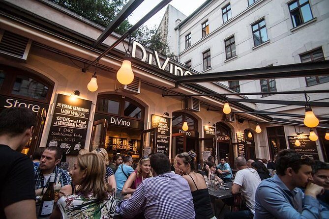 Budapest Private Tuk Tuk Tour with Wine Tasting and Cheese Platter - DiVino wine bar finish: Hungarian pours plus a cheese platter