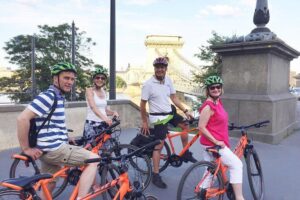 Budapest relaxed bicycle tour at sunset - Stop-by-stop: from March 15 Square to the Danube waterfront promenade
