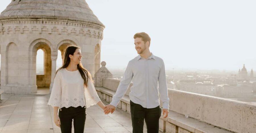 Budapest: romantic photoshoot at Buda's iconic sightseeings - Why Fisherman’s Bastion Works So Well for Couples Photos