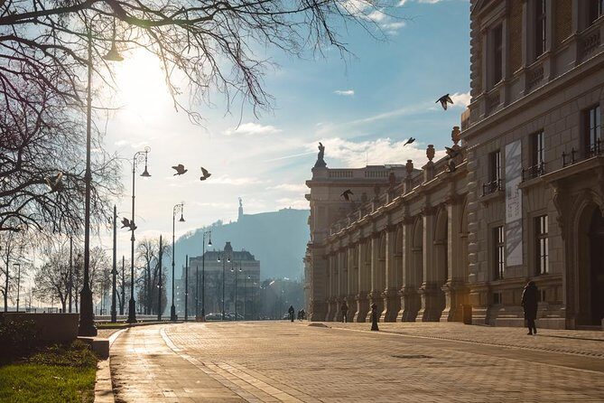 Budapest Romantic Private Tuk Tuk Tour - Gellért Spa: seeing the famous thermal complex from the outside