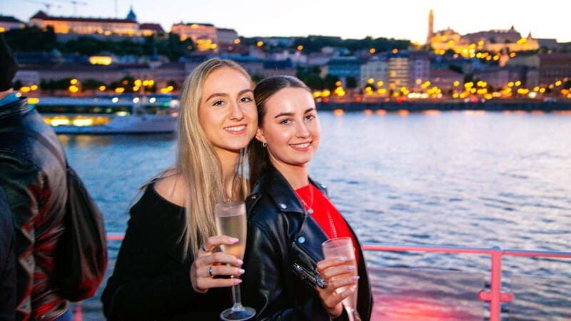 Budapest: Sip and Sail River Cruise with Unlimited Prosecco - Music and Vibe: Party Boat Energy with Room to Breathe