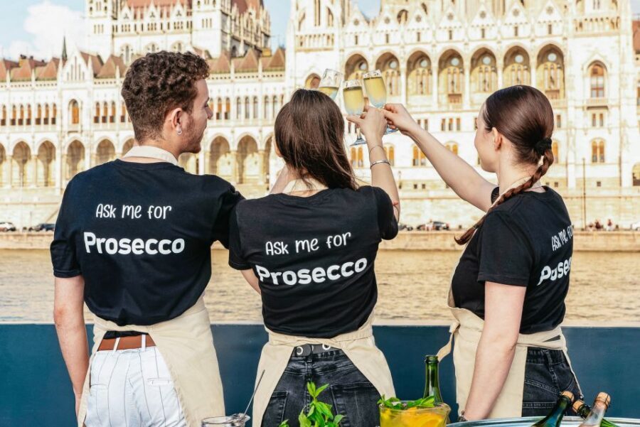 Budapest: Unlimited Prosecco, Beer and Aperol Spritz Cruise - Top Deck Photo Tips and the Open-Air Terrace Reality