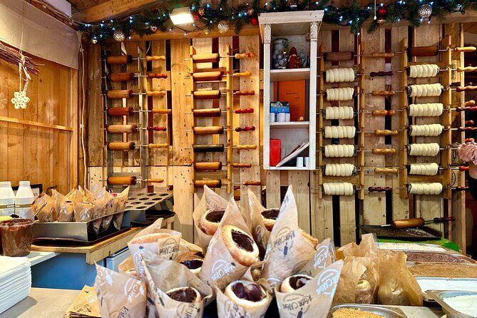 Budapest Wonderland - A Christmas Market Tour with Chimney Cake & Mulled Wine - Gresham Palace and the Market-Watching Advantage