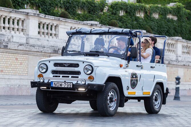 Private Budapest City tour with Classic Russian Jeep or G-Wagon! - Danube icons from the car: Chain Bridge and Liberty Bridge
