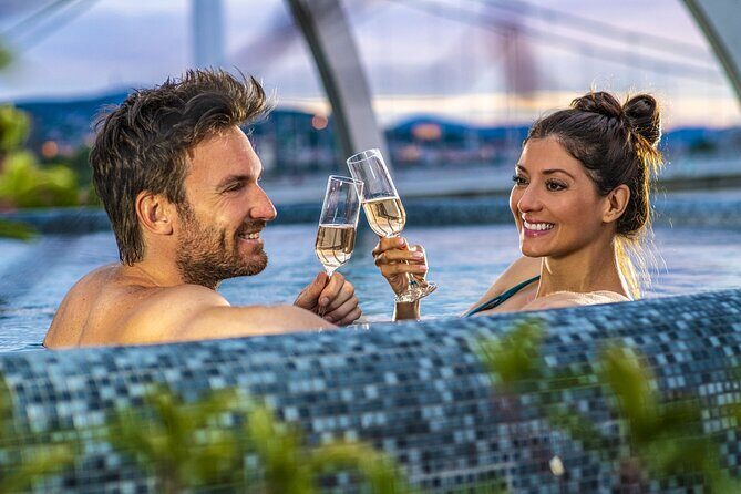 Rudas Bistro VIP Wellness Weekend and Dining Ticket - Panorama pools and the rooftop-style hot tub moment
