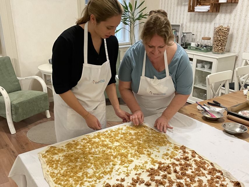 Stretched Strudel Making Class with 2 Different Fillings - The Story Behind Strudel: Turkish Influence and Habsburg Ties